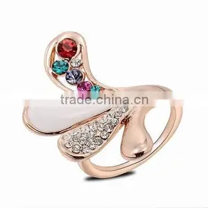 Garnet,Smoky Quartz & Citrine Gemstone Cocktial Ring, 925 Sterling Silver Ring Jewelry thumbnail-3