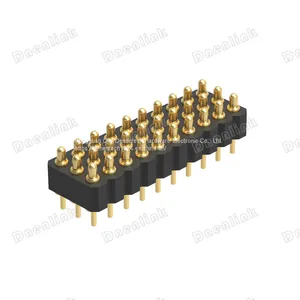 Dnenlink 2.00mm Pitch Triple Row H2.5mm Straight SMT Type Male Header PogoPin Connector thumbnail-2