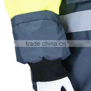Cheap High Visible Road Safety Winter Reflective Jacket RF072 thumbnail-4