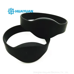 Customized Color Passive NFC Bracelet RFID Silicone Wristband for GYM Fitness Center thumbnail-1