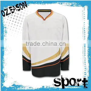Custom White Ice Hockey Jersey for Ice Hockey Team thumbnail-4