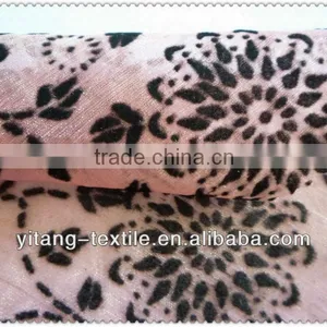 Silk Gauze Flocked Fabric thumbnail-1
