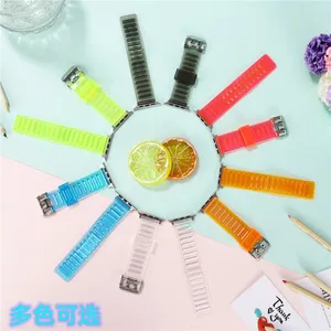 For Apple Watch Band Neon Color TPU Compatible With for Iwatch Bands Replacement Strap 38mm 42mm + Protective Frame Case thumbnail-4