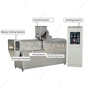 Extrusion Food Cereal Snack Food Production Plant Corn Pops Cereal Production Line thumbnail-4