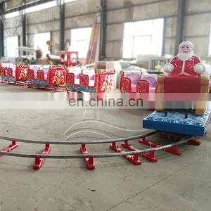 Theme Park Rides Amusement Game Machine Kids Christmas Electric Train for Sale thumbnail-4