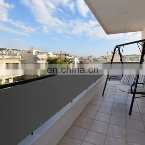 UV Protection Weather- Resistant 3' x 10' Balcony Privacy Screen PVC Balcony Side Cover For Apartments Home Shield 88% thumbnail-5