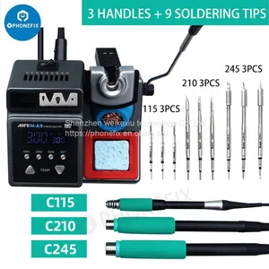 SUGON A9 Soldering Station With Soldering Handle C115 / C210 / C245 Lead-Free Smart Soldering Station thumbnail-1