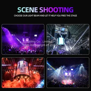 XLighting 380W Beam Spot Wash 3in1 Moving Head Light thumbnail-2