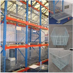 Wire Mesh Pallet Cage thumbnail-1