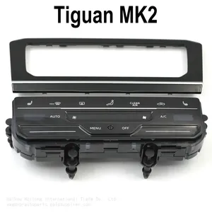 LCD Touch Screen Automatic Air Conditioning Panel Automatic AC Air Conditioning Switch For VW Tiguan MK2 thumbnail-1