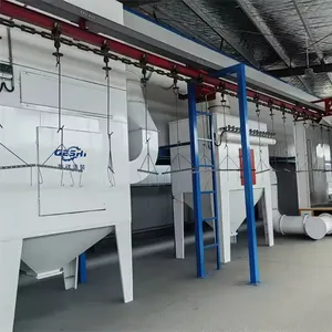 Factory Direct Sales Large Workshop Assembly Line Metal Processing Electrostatic Powder Coating Line thumbnail-2