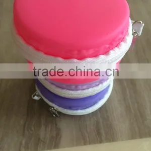 High Quality Promotional Silicone Cheap Macarons Wallet thumbnail-5