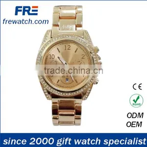 Popular Alloy Fashion Wrist Watch With Three Button Three Dial Fashion Alloy Watch thumbnail-1