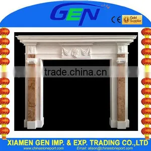 Slovakia Marble Fireplace thumbnail-1