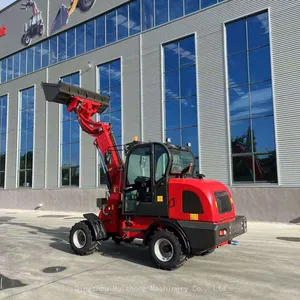 High Power HZM816 1.6Ton Mini Small Compact Wheel Loader With OEM Service for Farming or Construction thumbnail-4