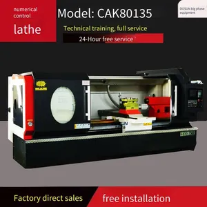 Cnc Lathe, Cak80135 Cnc Lathe, Hydraulic Shifting Horizontal Cnc Lathe thumbnail-1