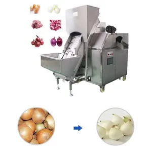 Fresh Onion Peeling Machine--with 1 Belt thumbnail-2