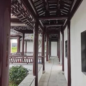 Chinese-style Courtyard, Wooden Structure of Ancient Buildings, Gazebos, Corridors, Waterside Pavilions, Doorways, Foyers, and Wooden Houses thumbnail-1