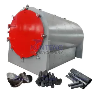Horizontal Charcoal Stove Coconut Shells Charcoal Making Machine Wood Charcoal Furnace thumbnail-1