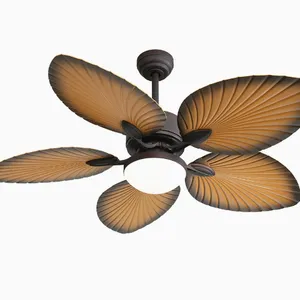 52-inch Southeast Asian Tropical Fan Light/ABS Fan Light/three-color Dimming Fan Light（Wechat:13510231336） thumbnail-1
