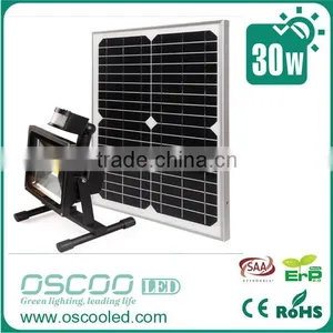 Led Flood Light 30w 30W Solar Rechargeable Light With Solar Panels New Products Led Flood Light 30w thumbnail-2