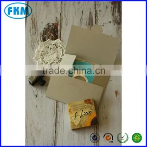 RIBBED Brown Kraft NO Glue CD Sleeve Envelopes thumbnail-2