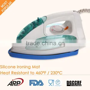 2015 NEW !! Silicone No Burn Iron Rest Pad,Silicone Ironing Mat Quality Choice thumbnail-1