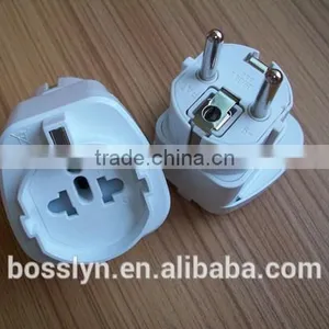 USA to Schuko Eu Germany AC Power Plug Adaptors With CE Certification thumbnail-2