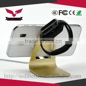 New Arrival Aluminum Stand For I Watch Stand Gold Mobile Phone Charge Stand thumbnail-5