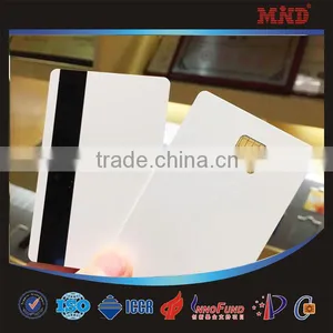 MDC811 New Avaival Silver Hico Blank Magnetic Stripe Smart Card With SLE4428 thumbnail-1