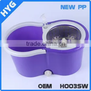 360 Floor Clean Spin Mop With Stainless Steel Basket thumbnail-5