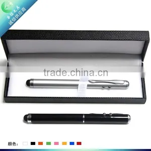 Metal Laser and Led Flashlight Pen With Box for Gift for Client thumbnail-3