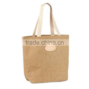 Eco-friendly Jute Shopping Bag for Food With Your Logo thumbnail-2