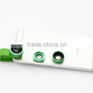 3 in 1 0.65x Wide Angle Universal Clip180 Degree Fisheye Lens for Iphone Mobile Phone thumbnail-3