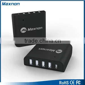 ETL Certified Intelligent 40W 8A 5 Port Usb Type C Charger for Mac Book Mobile Phone thumbnail-5
