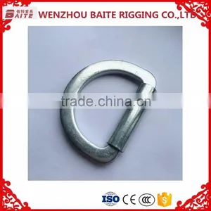 China Supplier Factory Price Zinc Plated D Ring With Wrap thumbnail-1
