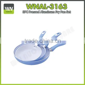 Eco-friendly and High Quality Ceramic Fry Pan Aluminium Ceramic Pan With Factory Price Aluminium Fry Pan Set thumbnail-2