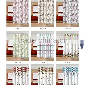 Pvc Hot Sale Printed Shower Curtains Elegant thumbnail-1