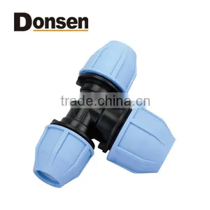2014 90 TEE WITH INCREASED TAKE OFF PP COMPRESSION FITTINGS thumbnail-1