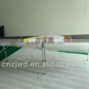 8ft Folding Aluminum Beer Pong Game Table/ Portable Picnic/Camping BBQ Table thumbnail-2