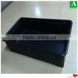 Black Thick Vacuum Forming Plastic ps Tray Without Flocking thumbnail-4