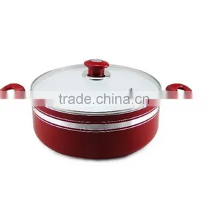 8 Pcs High Quality Aluminum Nonstick Ceramic Frying Pan Saucepan Cookware Used in Kitchen thumbnail-2