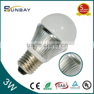 Save Energy High Lumen 3 Watt Led Bulb Sunbay Long Lifespan thumbnail-1