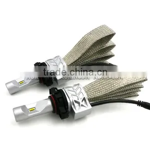 8000LM No Fan Car LED H16 5202 Headlight Bulb Replacement Kit thumbnail-2