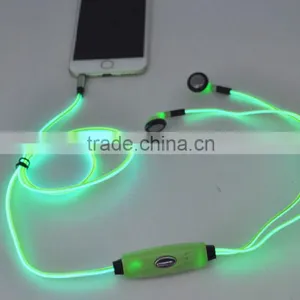 EL Light Earbuds and LED Earphone, Golwing Earphone With Microphone Quality Choice thumbnail-3