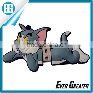 Cute Novelty Animal Usb Flash Drive,high Power Capacity Portable Pocket Usb Rubber Pen Drive thumbnail-1