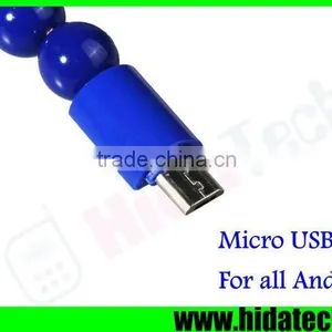 Fashion Buddha Beads USB Cable V8 Data Cable for Samsung Galaxy S6 Edge thumbnail-6