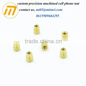 Custom Precision Cell Phone Copper Nut, Embossing Nut thumbnail-1