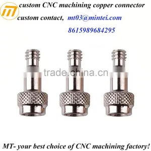 Factory Custom CNC Machining Precision Stainless Steel/ Copper/ Brass Connectors thumbnail-1