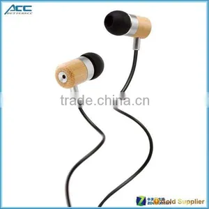 Chinese Manufacturer Natural Wood Earbuds, Earpieces, Earphones thumbnail-1